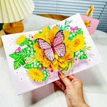 Load image into Gallery viewer, 3D Handmade Flower Greeting Card
