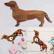 Load image into Gallery viewer, Wooden Dachshund Dog Dinner Plate
