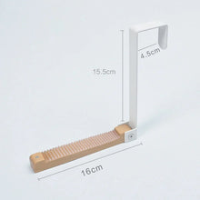 Load image into Gallery viewer, Foldable Wood Over The Door Hooks
