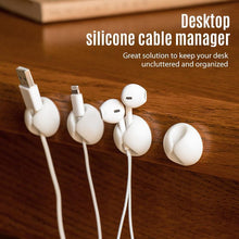 Load image into Gallery viewer, Multipurpose Silicone Cable Manager Clips
