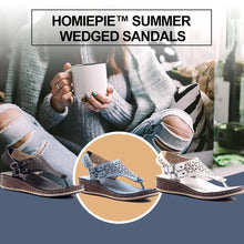 Load image into Gallery viewer, Summer Wedged Sandals
