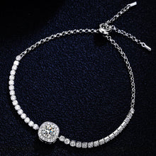 Load image into Gallery viewer, 925 Silver Moissanite Bracelet
