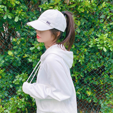 Load image into Gallery viewer, Women&#39;s Satin Lined Ponytail Baseball Cap
