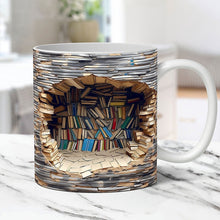 Load image into Gallery viewer, 3D Bookshelf Mug
