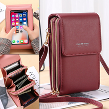 Load image into Gallery viewer, Large Capacity Elegant Crossbody Touch Screen Phone Bag
