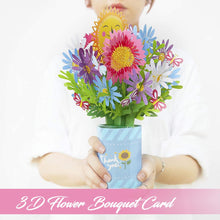 Load image into Gallery viewer, 3D Flower Bouquet Card
