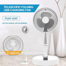 Load image into Gallery viewer, Telescopic Folding USB Charging Fan
