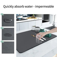 Load image into Gallery viewer, Kitchen Super Absorbent Draining Mat
