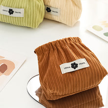 Load image into Gallery viewer, Corduroy Elastic Hair Tie Organizer

