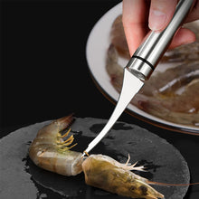 Load image into Gallery viewer, Stainless Steel Shrimp Whisker Peeler Tool
