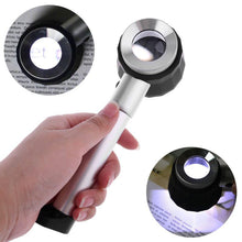 Load image into Gallery viewer, 10X Magnifier Lens with Scale and LED Light
