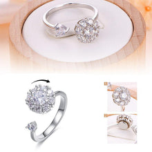 Load image into Gallery viewer, Zircon Rotary Ring - anxiety reliever
