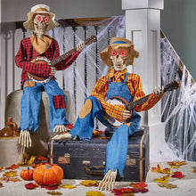 Load image into Gallery viewer, Funny Animated Dueling Banjo Skeletons
