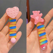 Load image into Gallery viewer, Colorful Telephone Line Hair Bands

