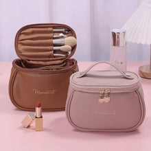 Load image into Gallery viewer, PU Leather Travel Makeup Bag
