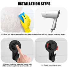 Load image into Gallery viewer, Rotating Suction Cup Hooks
