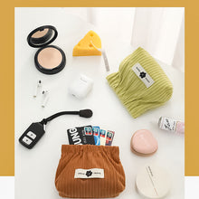Load image into Gallery viewer, Corduroy Elastic Hair Tie Organizer
