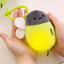 Load image into Gallery viewer, Interactive Firefly Plush Keychain
