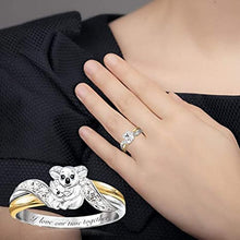 Load image into Gallery viewer, Creative Parent-child Bear Ring
