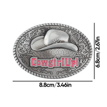 Load image into Gallery viewer, Cowboy Hat Alloy Belt Buckle
