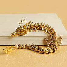 Load image into Gallery viewer, Gold Dragon with Movable Joints
