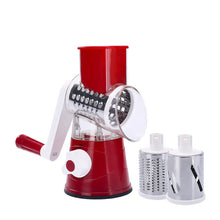 Load image into Gallery viewer, 3 in 1 Rotary Cheese Grater Vegetable Slicer
