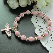 Load image into Gallery viewer, Angel Wing Cross Bracelet

