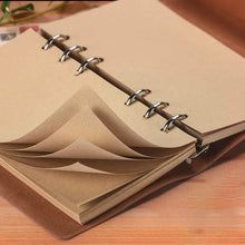Load image into Gallery viewer, Vintage PU Leather Blank Kraft Bullet Journal
