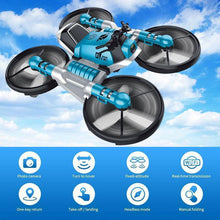 Load image into Gallery viewer, 2 in 1 Folding RC Drone and Motorcycle Vehicle

