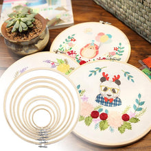 Load image into Gallery viewer, Bamboo Frame Embroidery Hoop Ring
