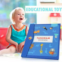 Load image into Gallery viewer, Magnetic Tangram Blocks Puzzle Game
