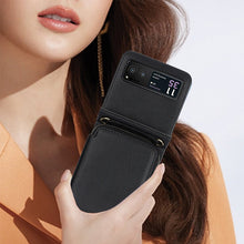 Load image into Gallery viewer, Leather Zipper Card Holder for Samsung Galaxy Z Flip3/4/5
