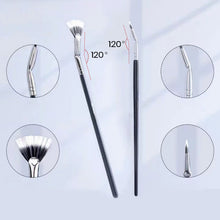 Load image into Gallery viewer, Angled Fan-shaped Eyelash Brush
