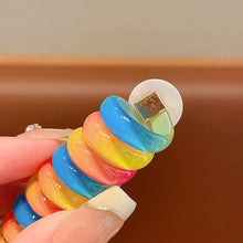 Load image into Gallery viewer, Colorful Telephone Line Hair Bands
