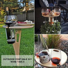Load image into Gallery viewer, Outdoor Portable Diy Wine Table

