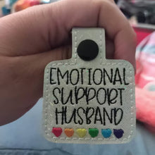 Load image into Gallery viewer, 🌈Emotional Support Rainbow Hearts Keychain💕
