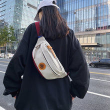 Load image into Gallery viewer, Trendy Color Contrast Messenger Chest Bag
