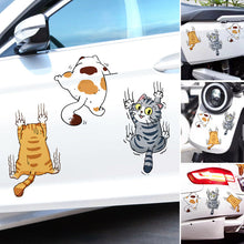 Load image into Gallery viewer, Cute Cat Cartoon Decal Car Stickers
