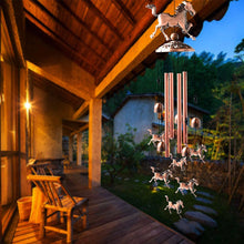 Load image into Gallery viewer, Retro Bronze Horse Wind Chime
