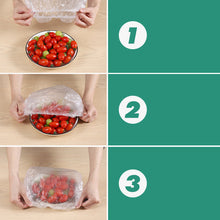 Load image into Gallery viewer, 🍉Disposable Plastic Wrap Cover/100pcs
