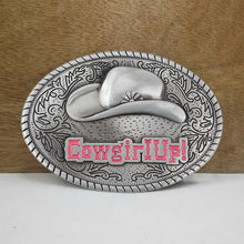 Load image into Gallery viewer, Cowboy Hat Alloy Belt Buckle
