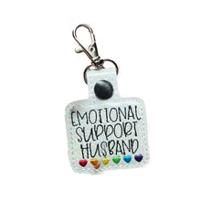 Load image into Gallery viewer, 🌈Emotional Support Rainbow Hearts Keychain💕
