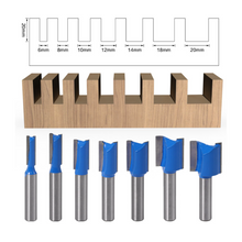 Load image into Gallery viewer, 8mm Shank Woodworking Router Bit Set
