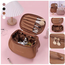 Load image into Gallery viewer, PU Leather Travel Makeup Bag
