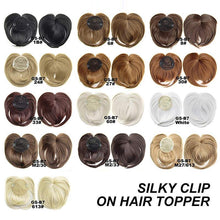 Load image into Gallery viewer, Silky Clip-On Hair Topper
