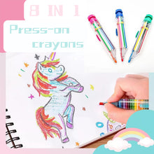 Load image into Gallery viewer, 8 in 1 Crayons
