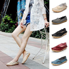 Load image into Gallery viewer, Women&#39;s Leather Loafers Moccasins

