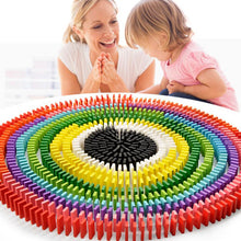 Load image into Gallery viewer, Colorful Domino Blocks Wooden Toys (120 PCs)
