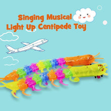Load image into Gallery viewer, Singing Musical Light Up Centipede Toy
