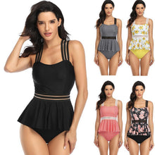 Load image into Gallery viewer, Sexy Mesh Lotus Leaf Skirt May Swimsuit
